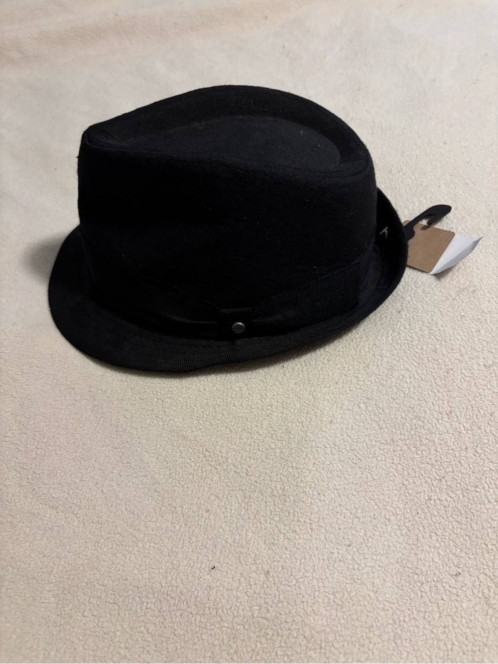 Stetson Black Fedora with Satin Lining